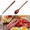 Chopsticks 16Pcs Long Handle Wooden Spoon And Set Flatware Reusable Tableware Combination Utensils For Eating269U