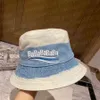 Hattar halsdukar set designer hink lyx varumärke hatt mode baseball mössor monterade mössa kvinnor män sommar hinkar mössa tryckt avslappnad UV -skydd Sunbonnet Outdoo