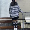 Designerjacka Chrome Winter Hearts Hoodie Loose Plaid Jacket Män Kvinnor Par Casual Chromee Heart Coat Lång ärm Tungvikt Plush Tweed Plaid Ja E3DX#