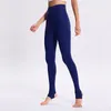 Tenues de yoga ColorValue Pantalon d'étrier d'orange complet LEGGINGS SPORTS BLANCS STOUR LE TAILLE À TAIS