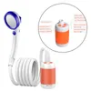 Lampes de poche torches camping ensemble de douche douche extérieure portable électrique randonnée douche sac à eau pour voyage voiture lavage camping équipement de survie 230411 230411