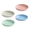 Vaisselle jetable 4 pièces assiettes assiettes Sushi plat en plastique polypropylène (pp) rond Borden