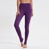 Tenues de yoga ColorValue Pantalon d'étrier d'orange complet LEGGINGS SPORTS BLANCS STOUR LE TAILLE À TAIS