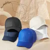 Berretti da baseball 2023 Primavera ed Estate 5 cm Short Peak Ciclismo Sport Cap Donna Cotone Snapbk Cappello Big Head Uomo Berretti da baseball P230412