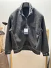 Autumn and winter highend designer jacket high quality fleece US size black jacket luxury brand top mens jacket