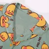 Vêtements de nuit pour femmes Pyjamas pour femmes Shorts d'été à manches courtes 2 pièces Ensemble Ese Loose Kawaii Cartoon Satin Home Dress Underwear SetJapan