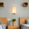 벽 램프 북유럽 LED 나무 램프 아크릴 침대 옆 스코케 홈 실내 E27 설비 거실 침실 통로 발코니 야간 조명