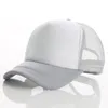 Designer Plain Trucker Cappelli Snapback regolabili Adulti Mesh Baseball Caps Women Men Blank Sum