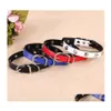 Collari per cani Guinzagli Collare per gatti con stelle Collana morbida Guinzaglio per animali domestici Gatti Fibbia in lega regolabile Accessori per cani Pet Drop Dh8Jv