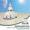 Garden Decorations Decorative Church Craft Unique Delicate Ornament Creative Prop Desktop Decoration Resin Cathedral Sand Table Home