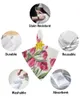 Table Napkin 4pcs Flower Tulip Cottage Village Square 50cm Party Wedding Decoration Cloth Kitchen Dinner Serving Napkins