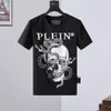 pleinxplein pp heren t-shirts origineel ontwerp zomer shirt plein t-shirt pp katoen strass schedels schedels patroon shirt korte mouw 772 kleur