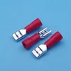 1000Pcs Crimp Terminal Connector Red FDD125-187 48mm16-22 AWG Insulated Female Spade Wire Hkeap