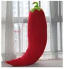 80 cm grote groente rode chili pluche speelgoed zachte simulatie hete peper poppen kussens bank decoratie cadeau dy10160