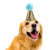 Dog Apparel Made Of High-quality Imitation Leather And Glitter Material; With Plush Balls On Top To Make Your Pet Cuter