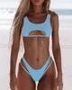 Женские купальники Ellolace Sexy Bikini Hollow Out Swimsuit High Cut Micro Stylish Bathing Suit Beach Outfits 2 Pieces 23412