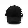 Ball Caps 2021 Dad Hat Creative Piercing Ring Baseball Cap Punk Hip Hop Caps Cotton Adult Casual Solid Adjustable Unisex caps P230412