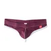 Underbyxor män andningsbara nät tränger transparenta underbyxor bekväma trosor utbuktningspåse g-sträng t-back thongs sport paniter underkläder w0412