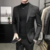 Men's Suits Blazer Men Safari Sport Double Chest Pocket Slim Suit Jacket Fit Blazers Fashion Designer Casual Hombre