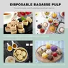 Disposable Dinnerware Dessert Plate Storage Tray Snack Fruit Home Serving Plates Cake Dinner Dishes Paper