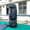 Réplica de estátua moai inflável personalizada Replica 3M Retratos gigantes na ilha de Páscoa soprar balão de escultura de pedra misteriosa para show de eventos