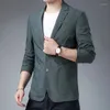 Men's Suits Solid Suit Spring And Autumn Leisure Color Thin Small Slim Single Western Coat Korean