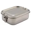 Bowls Stainless Steel Lunch Container With Lock Clips And Leakproof Design 800ML Bento Boxes For Kids Or Adult