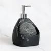 Distributeur de savon liquide 400 ml avec pompe de cuisine et compartiment de rangement pour éponges et outils de nettoyage de cuisine 230411