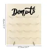 Joy-Enlife Wodden Donut Wall Donut Holder Dounuts Decoration Dounut Party Decor Supplies Supplies Dust Dust Decorations دعم الكعك 2011284b