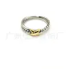 Klasyczny pierścień DY Pierścień Designer Top Fashion Akcesoria AAA kolorowy poziom poziomy popularny przycisk x Pierścień DY biżuteria Akcesoria biżuterii