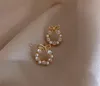 Najnowsze kolczyki z motylem Pearl Luksusowe piękne kolczyki damskie biżuteria ślubna Kolczyki Wysokiej jakości prezent