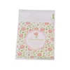 Christmas Decorations Biscuit Cookie Baking Bags Floral Plastic Bag Wedding/Party Craft Packing Bag1