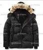 Mens coats designers Winter Warm Men's Jacket Wool Collar Coat Zipper Black Winter British Style Men's Hooded Parka Classic Warm Thick Coat