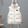 2023 Sonbahar/Kış Kadın Tank Üstü Kabarık Ceket Kolsuz Tasarımcı Ceket Kadın Mat Slim Fit kalınlaşmış Sıcak Çift Erkek Sokak Giyim S-2XL