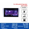 10 pouces écran tactile vidéo MP5 2 DIN lecteur DVD de voiture avec lien miroir bluetooth FM SD USB pour Mitsubishi XPANDER 2017-2018 DSP