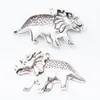 Breloques 20 pièces 32 54MM ZAKKA épicerie créative Vintage dinosaure Triceratops fait à la main bricolage collier en Bronze bijoux pendentif