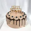 Andere festliche Partyzubehör 10 teile / los Multi Style Acryl Handschrift Alles Gute zum Geburtstag Kuchen Topper Dessert Dekoration für Lovely321O