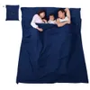 Sacos de dormir Sacos de dormir Saco de dormir Lineador portátil Sack Sack Outdoor Camping El Travel Single Double Sheet 230411 230411