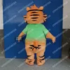 Super Cute Custom Tiger Mascot Costumes Halloween Cartoon Character Outfit Suit Xmas Outdoor Party Outfit Unisex Promotional Advertising Clothings