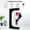 Manyetik Levitasyon LED Yüzen Ayakkabı 360 Derece Dönme Ekran Stand Sneaker Stand House House Dükkan Ayakkabı Ekran Stand 211194K