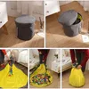 Коробки для хранения мешков игрушки корзины ковша для игры Big Bluse Poster Portable Container Box Ecofriendly, подходящая для детей 230411