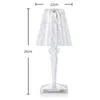 Strings Italian Design Acrylic Battery Table Lamp Rechargeable LED Night Light Gorgeous Flower Room El Bedside Decoration