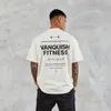 Men's T Shirts Men Oversized Casual Sports T-shirt Summer Gym Fitness Bodybuilding Workout Loose Fashion Short Sleeves Tees M-XXXL