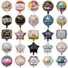 50 pz 18 pollici New Spanish elio foil Feliz cumplea os palloncini globo buon compleanno decor Rose Gold Round vendita all'ingrosso 1027212e