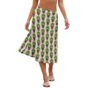 Rokken cactus rok spandex jeugd lente mooie patronen midi