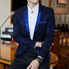 Herrenanzüge 2023 Spring Party Prom Blazer Shinny Yarn Anzug Mantel Herren Slim Fit Business Dress Jacket Formelle Jacken