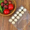 Storage Bottles & Jars 24Pcs Plastic Egg Cartons Bulk Clear Chicken Tray Holder For Family Pasture Farm Business Market- 12 Grids324I