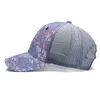 Ball Caps 2021 Women's Ponytail Baseball Cap Lady Snapbk Summer Mesh Hat Female Fashion HIp Hop Hats Casual Adjustable Outdoor Bone P230412