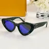 Mens retro olho de gato óculos de sol moda carta logotipo pista óculos lentes de resina de alta qualidade luxo multi opções de cores com capa protetora z2612w