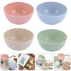 Set di stoviglie 4 pezzi Ciotola grande Insalata Mixing Plastica Grande contenitore da portata Piccoli piatti in porcellana